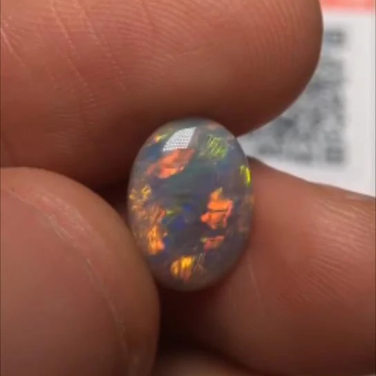 A1220 австралийские молнии 2.655ct натуральные опалы свободные драгоценные камни бусины для изготовления ювелирных изделий для изготовления колец подвески