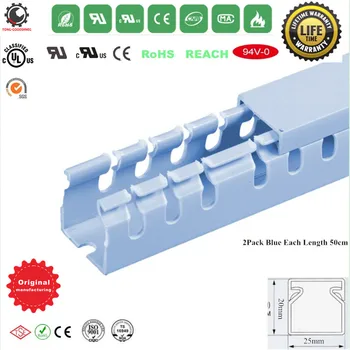 

Server Rack Cable Management,Customizable Open Slot Network Data Finger Duct Wire Raceway Organizer Cover,Desk/TV/Computer/Cords