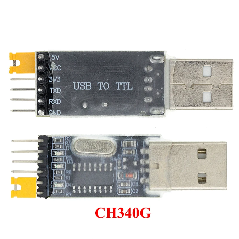H43 1PCS USB to TTL UART Module CH340G CH340 3.3V 5V | Электронные компоненты и принадлежности