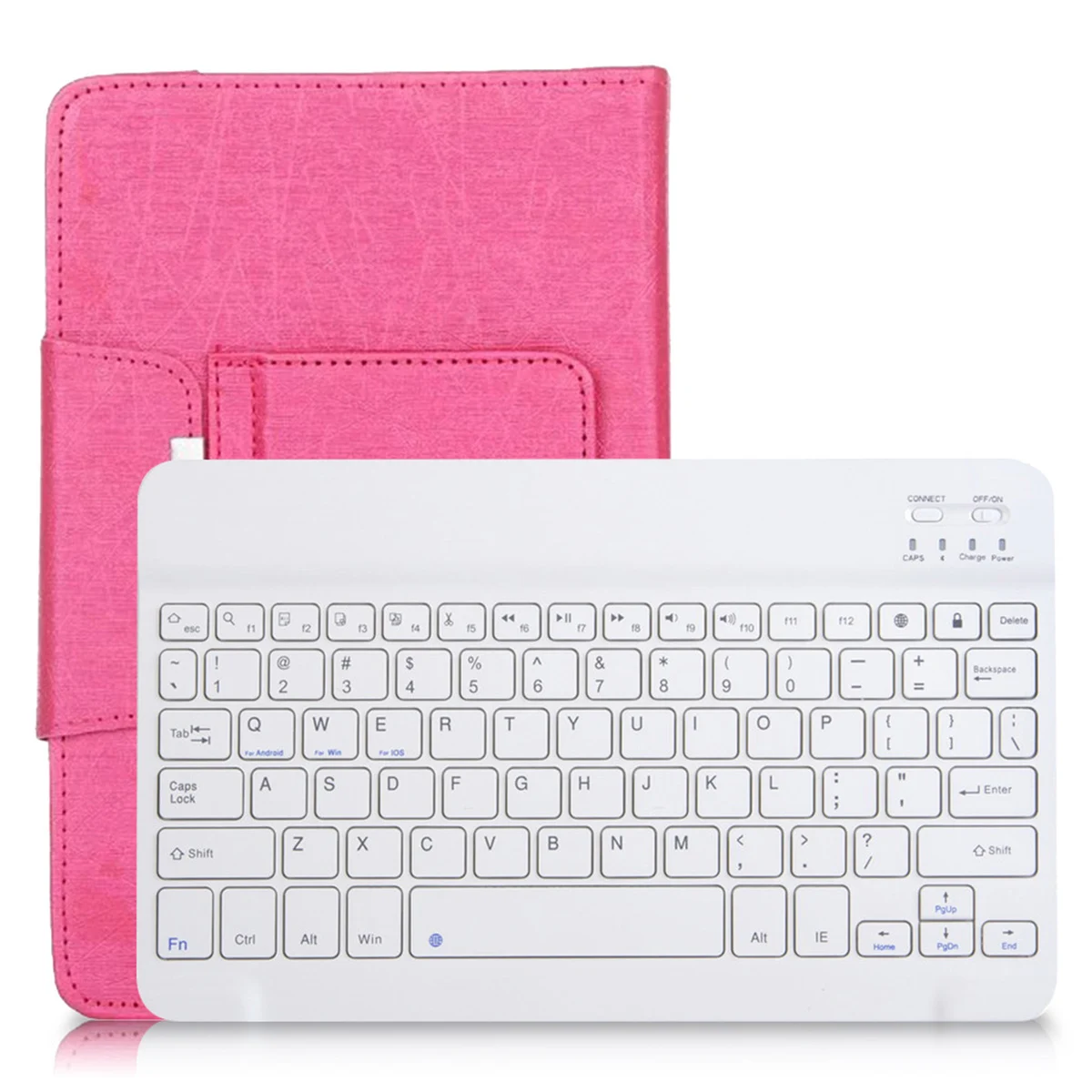 

Dropshipping 10in BT Keyboard Universal Keyboard PU Protective Case Cover BT Wireless Keyboards For Android Tablet Laptop