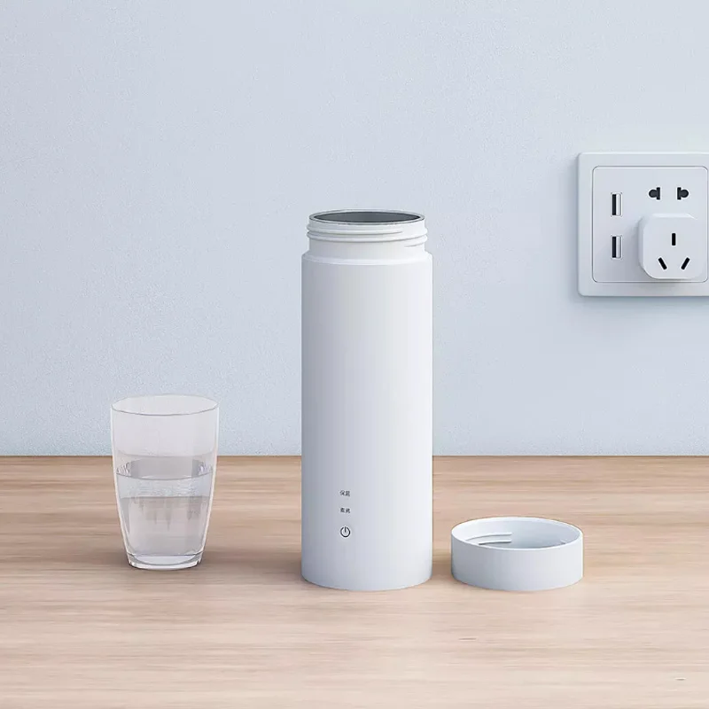 Xiaomi VIOMI чайник, электрическая бутылка, чашка, портативная нагревательная Термокружка для чая, кофе, молока, порошка, дорожный чайник для воды, 400 мл, 220 В