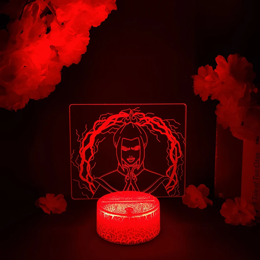 

Светодиодный аватаратор Azula аниме акрилосветильник RGB мигающий крутой подарок светильник декор для детской спальни