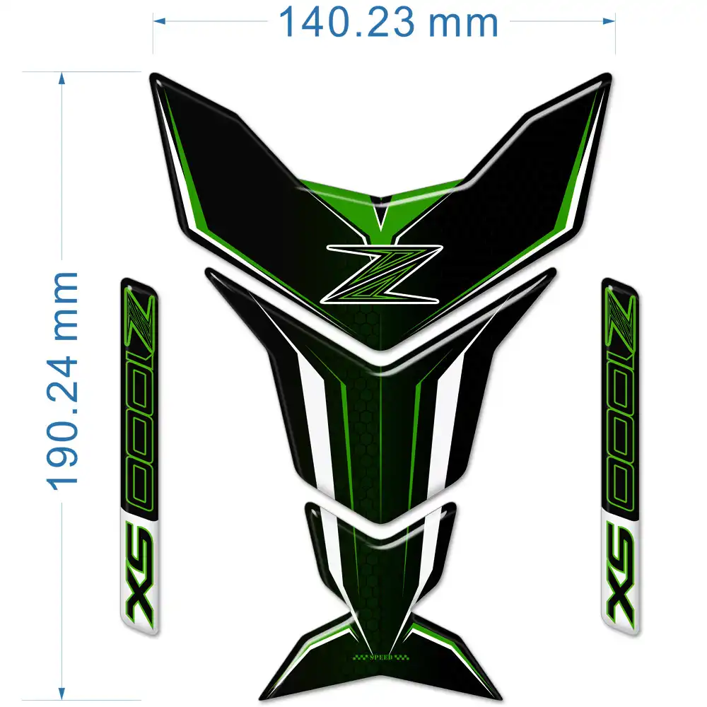 Z1000SX Motorcycle Decal Stickers Tank Pad Protector For Kawasaki Z400 Z650 Z750 Z800 Z900 Z1000