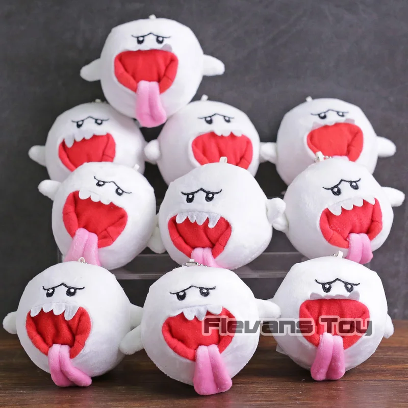 Super Mario Bros Boo/Bob Omb мини плюшевые подвески мягкие игрушки куклы
