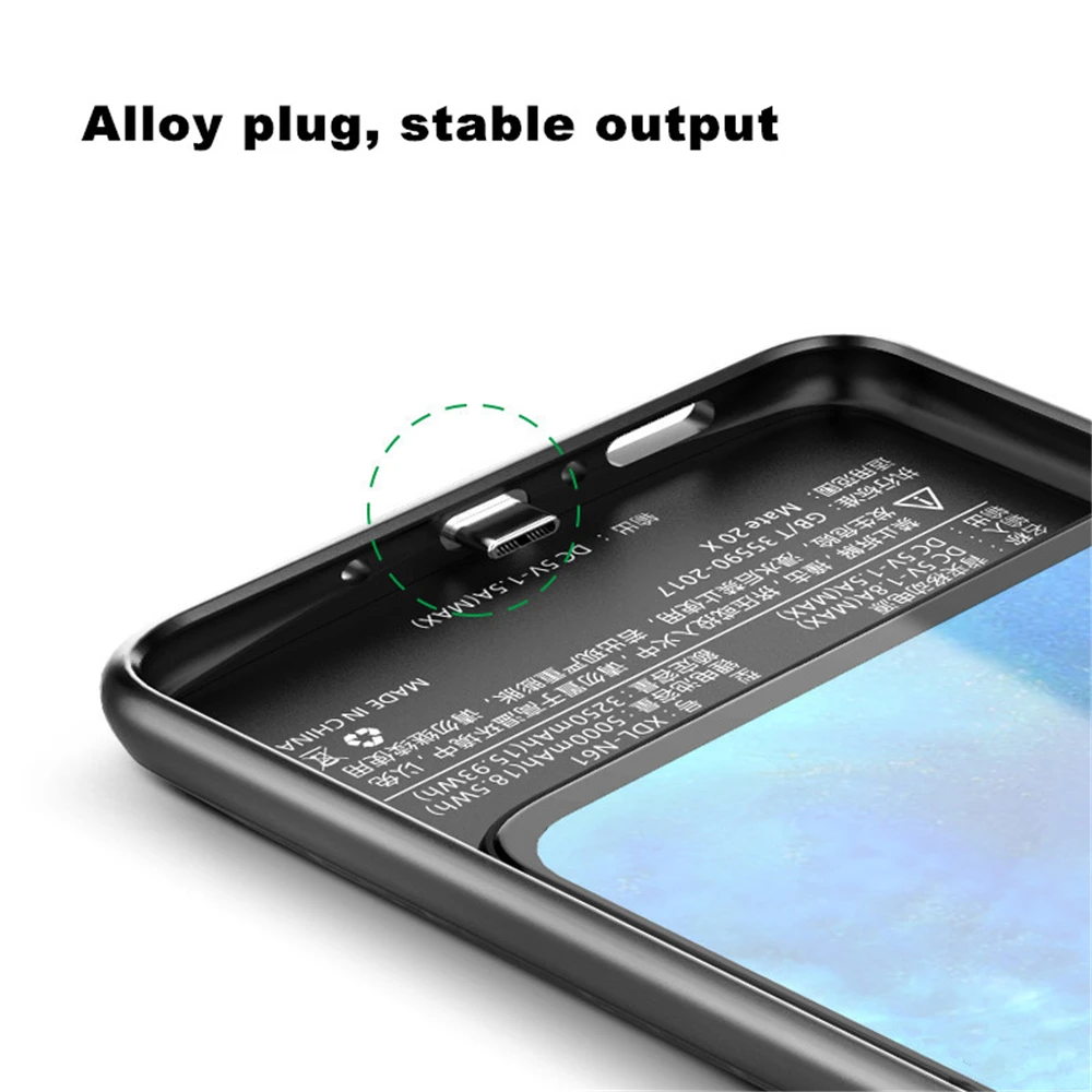 NTSPACE Ультратонкий чехол для зарядного устройства s для huawei mate 20X5G, чехол для аккумулятора 6000 мАч, внешний аккумулятор, внешний аккумулятор, чехол для зарядки