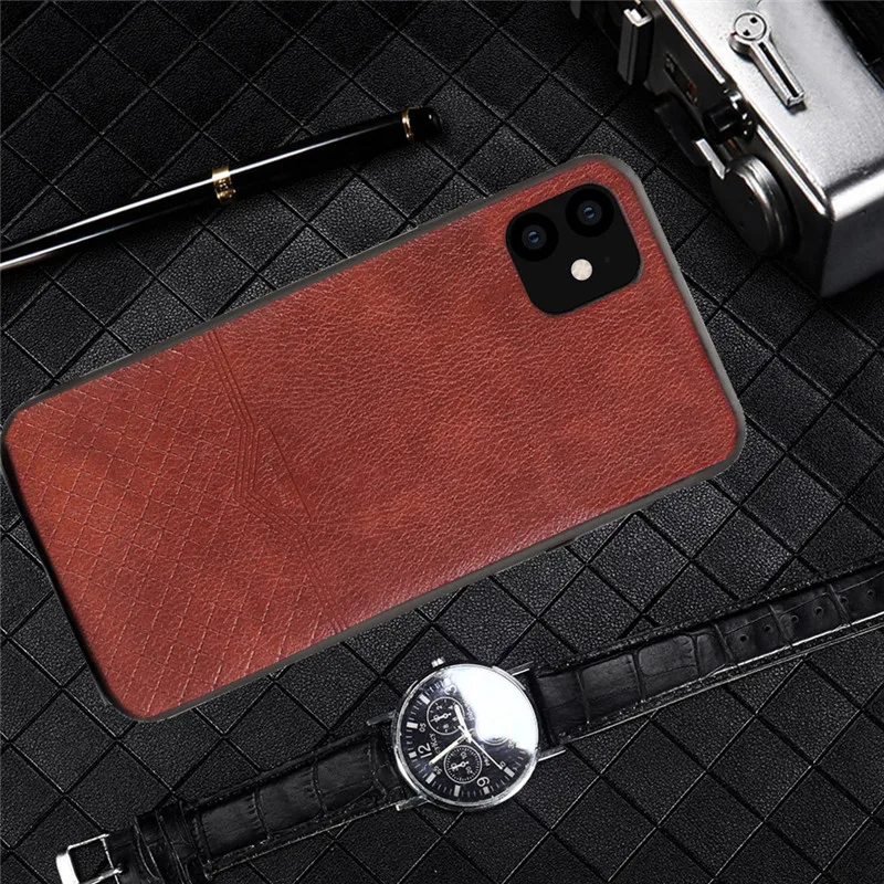 Binmer модный противоударный тонкий кожаный чехол для телефона для IPhone 11 Pro Max IPhone 11 11 Pro защитная задняя крышка
