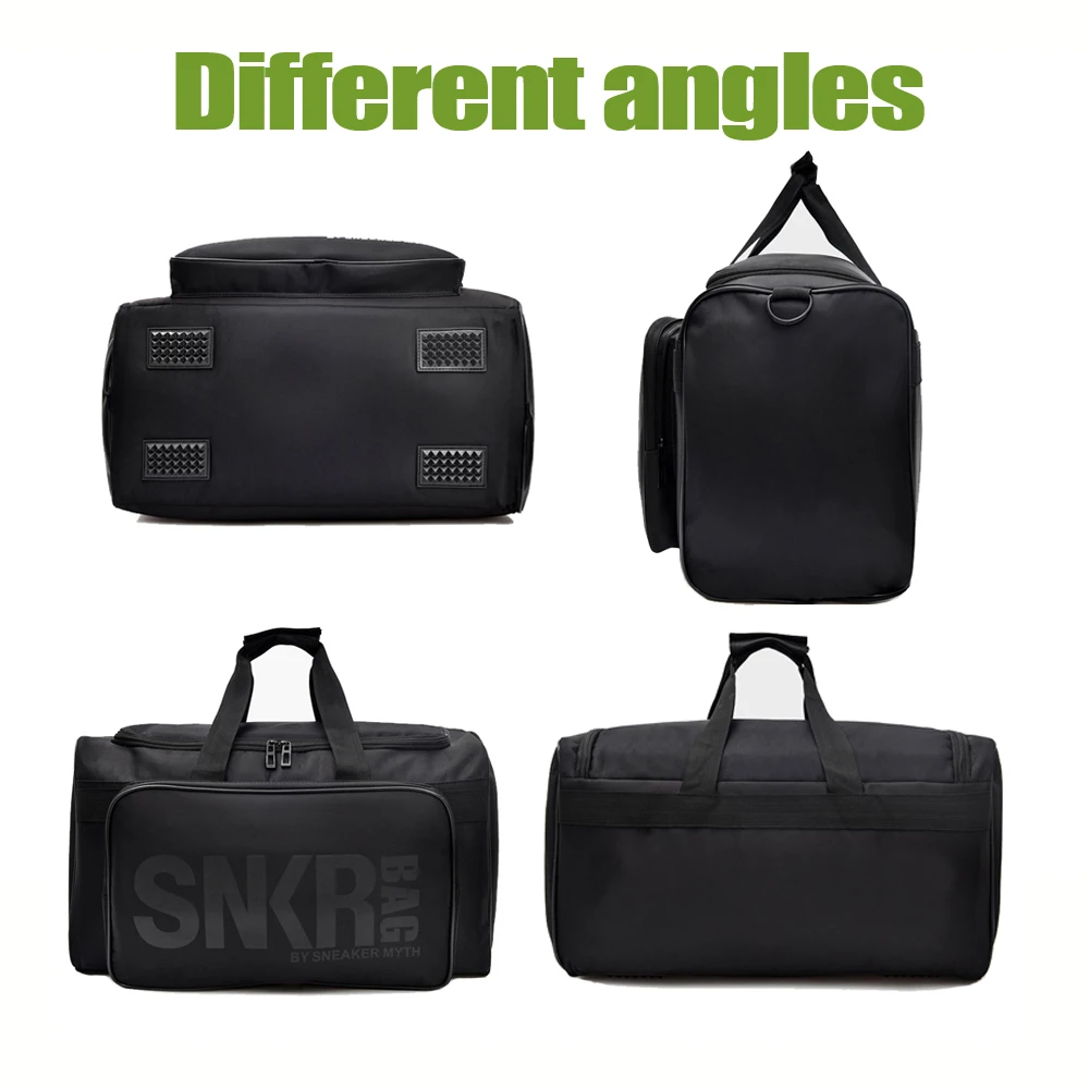 Large Multiple Compartment Sport Training Gym Bags Men Sneaker Gym Bag Shoes Packing Cube Organizer Waterproof Shoulder Bag SNKR 6
