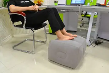 

Inflatable Portable Travel Footrest Pillow Plane Train Kids Bed Foot Rest Pad