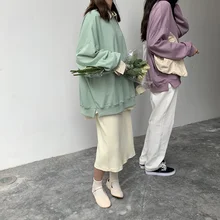 Однотонная тянущаяся юбка с высокой талией в полоску, Женская юбка, теплая зимняя юбка