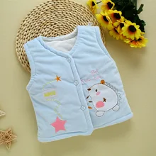 Осень-зима, стиль, детский бархатный жилет с кристаллами, Толстый Жилет для новорожденных, жилет с подкладкой для младенцев