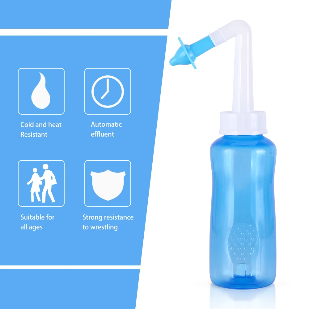 Очищающее средство для носа Neti Pot 300 мл защита увлажняющее носовое ирригатор