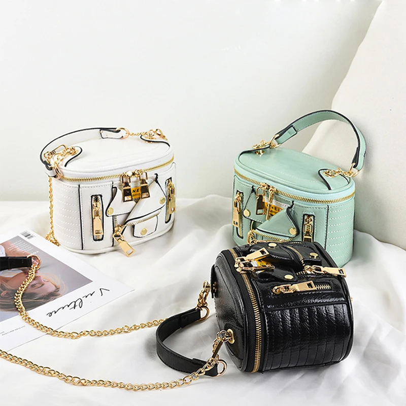 

Personality Jacket Shape Shoulder Bag Women Box Handbags Designer Leather Ladies Hand Bags Hip-hop Crossbody Bags For Women 2019
