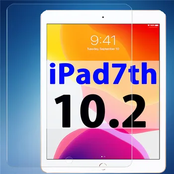 

on the For Apple ipad 10.2 inch 2019 screen protector ipad7 glass ipad7th 7th gen full cover HD glas i pad 7thgen