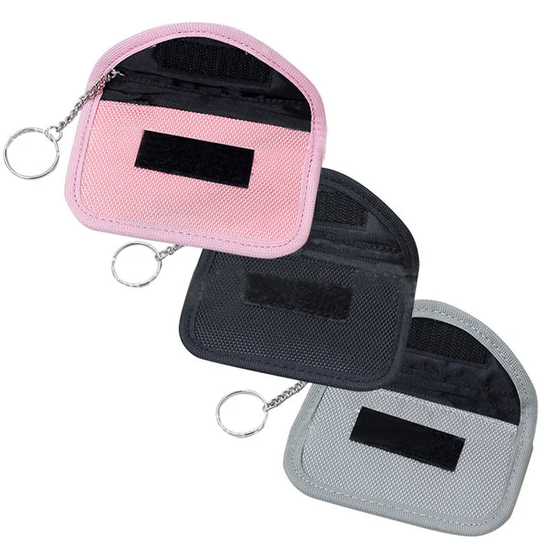 

1pc Multi-Function RFID Anti-theft Car Key Bag Key Bag Anti-electromagnetic-radiation-signal Car Shielding Key Case key ring