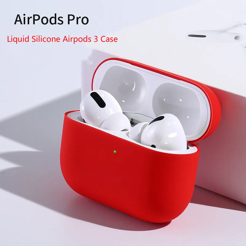 Силиконовый чехол, защитный чехол для Apple Airpods Pro TWS, Bluetooth наушники, мягкий силиконовый чехол для Airpods, защитный чехол s - Цвет: airpods pro