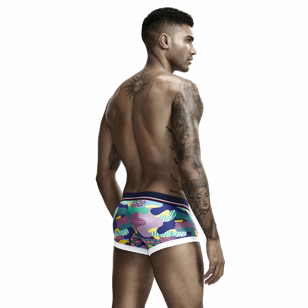 Men FASHION TRUNK Penis Pouch Designed Gay mens 3D Print underpants Graffiti Freedom MY STYLE hot sale panties