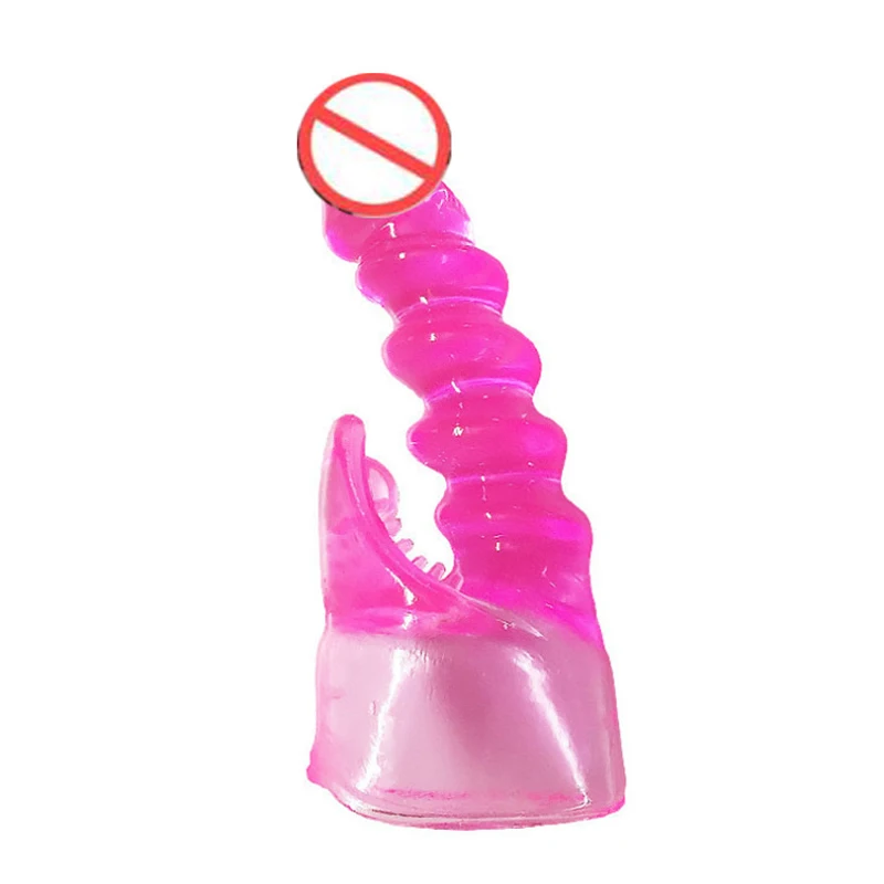 Penis AV Rod Silicone G Spot Clitoral Stimulation Female Massager Head Cap Vibrator Accessories Magic Wand Attachment