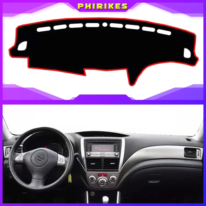Чехол для приборной панели Subaru Forester 2008-2012 солнцезащитный козырек нескользящий