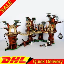 LP 05047 1990 шт. Звездные войны, деревня эвоков, модель, конструкторы, набор кирпичей, детские игрушки, клон 10236