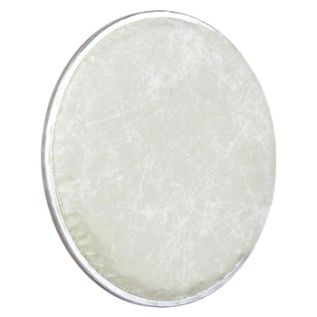 

Artificial Animal Skin 27.5Cm Diameter Drums Skin Round for Bongo Drums / Shaman Drums / African Tambourine Beige