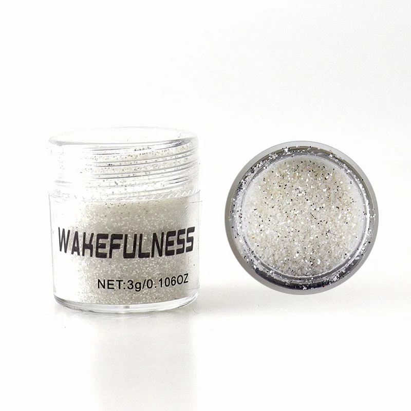 09 WAKEFULNESS 3 г Блестящий лак для ногтей, порошок, лазер, серебряный порошок, блестки для ногтей, великолепные пылевые наконечники, маникюрные украшения для ногтей - Цвет: 09