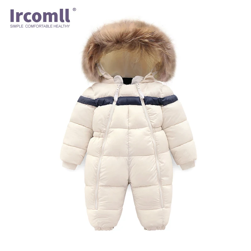 Ircomll детская зимняя верхняя одежда Комбинезоны для маленьких мальчиков и девочек
