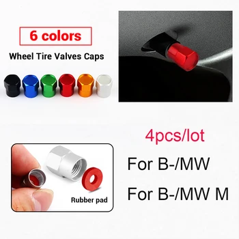 

Car Styling 4 PCS Multi color Car Wheel Tire Valve Caps Case for BMW M3 M5 E36 E46 E60 E90 E92 X1 F48 X3 X5 X6 Accessories