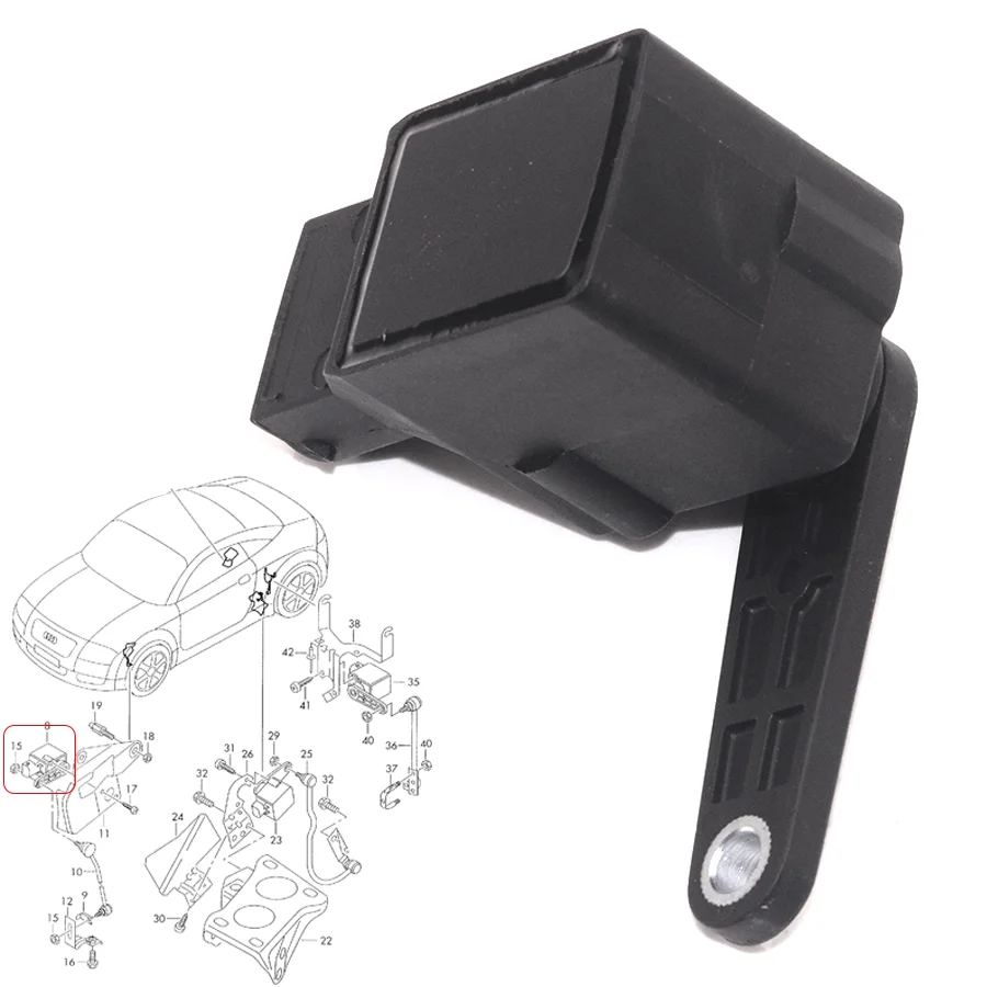 Wooeight Headlight Level Range Control Sensor For Audi A3 A4 A6 A8 Tt