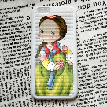 

206 Mobil Phone Cover Cellphone Shell Cases Housing Iphone Craft Cross Stitch Needlework Embroidery Counted Cross-Stitching Kit