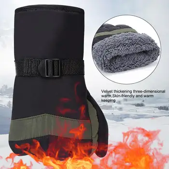 

A Pair Of Driving Winter Warm Gloves Windproof Splash-proof Plus velvet thickening Riding For Men/Women/Kids Motorcycle