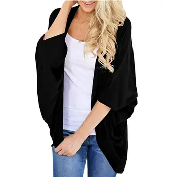 

Autumn Fashion Women Blouse Solid Color Loose Blouse All-match Long Sleeve Concise Casual Blouse