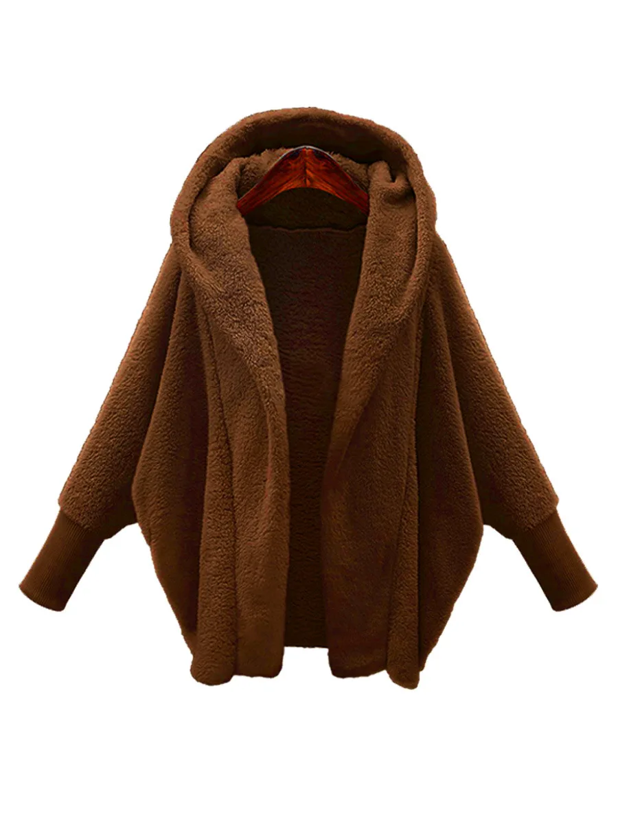 

New Products Hot Selling Loose-Fit Fluffy Good Quality Long-sleeved Coat Muslim Fashion 817