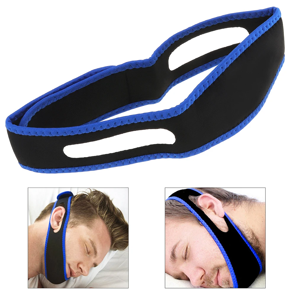 Портативный удобные дышащие anti snore ремешок для подбородка с головной повязкой, дизайн и унисекс Тип для женщина человек светодиодные лампы