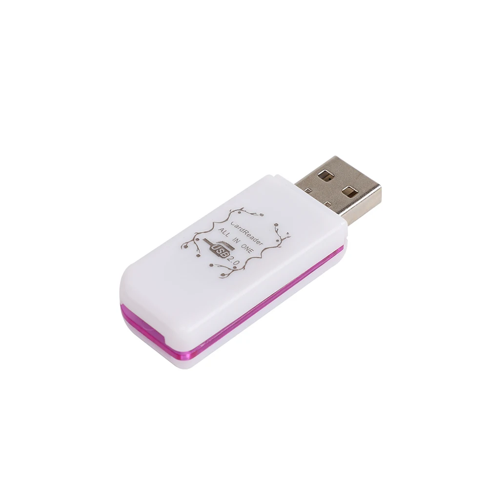 Purple 2в1 Micro USB OTG кард-ридер Универсальный USB TF/SD кард-ридер телефон удлинительные Разъемы адаптер карты Micro SD для Android PC - Цвет: Purple