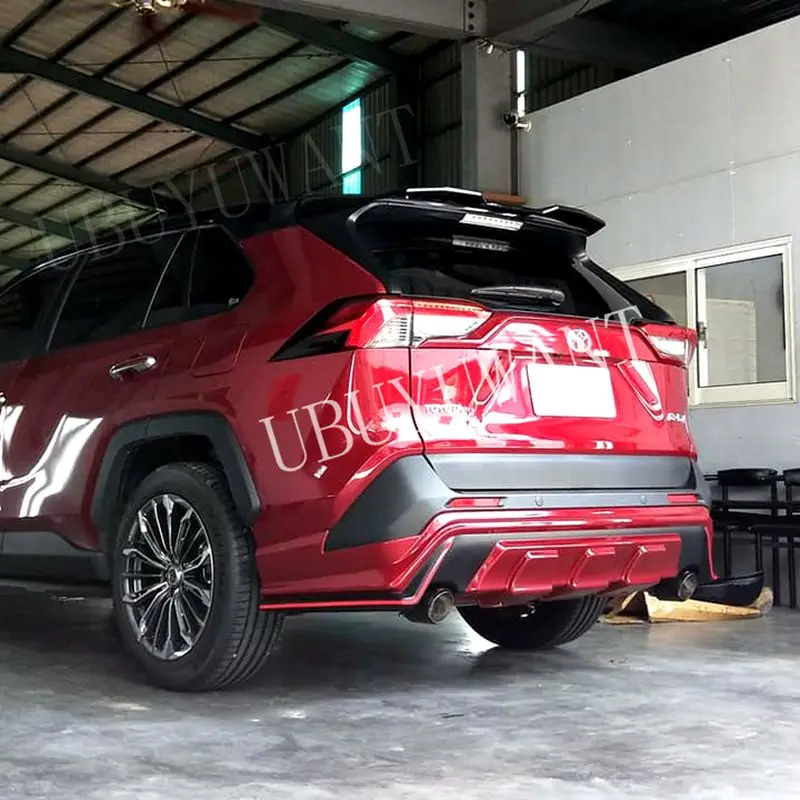 Для Toyota RAV4 спойлер высокого качества ABS Материал автомобиля Resr крыло спойлер по праймер цвет