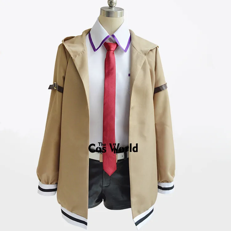 Steins Gate Makise Kurisu Uniform Cosplay Costume - Anime Outfits Customize 1