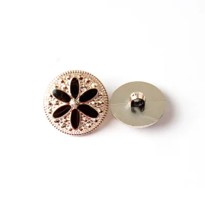 10PCS21MM Красивая жемчужная металлическая кнопка для пальто Скрапбукинг пошив одежды аксессуары для одежды DIY ремесла - Цвет: E