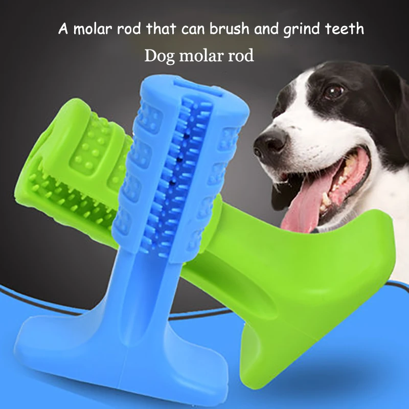 Dog toothbrush pet toy pet dog chewing toy plush dog small toothbrush
