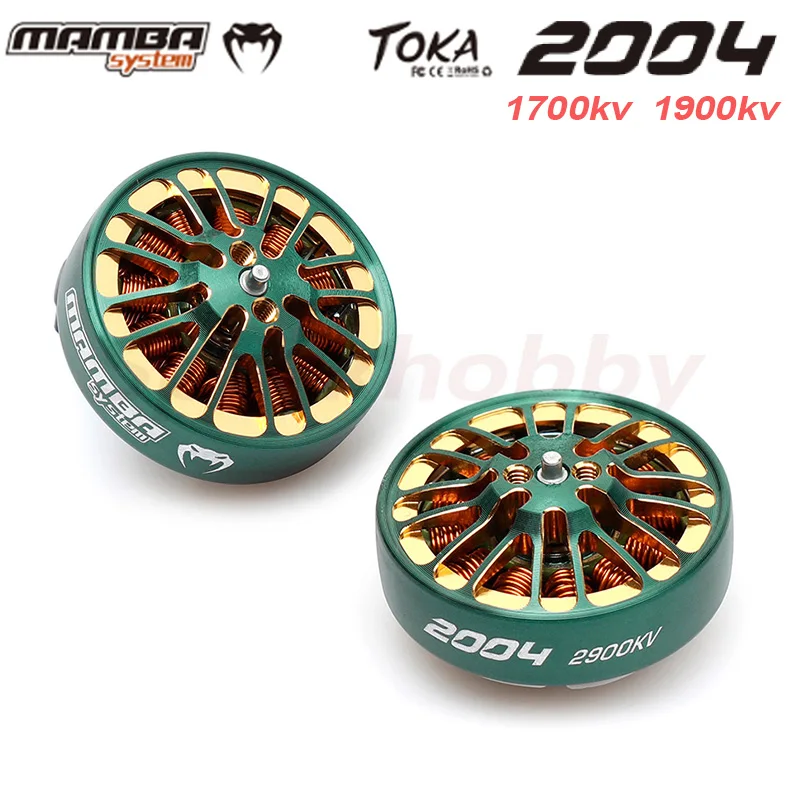 

Мотор гоночный DIATONE MAMBA TOKA 2004 1700KV/2900KV, бесщеточный мотор для гоночных гонок, 3-5 дюймов, зубочистка, микро диапазон, дроны RC FPV