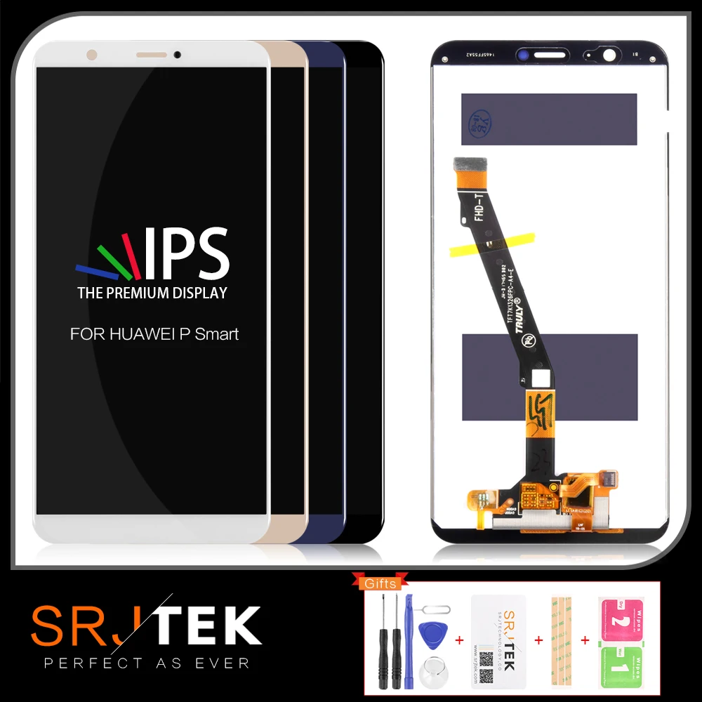 SRJTEK для huawei P Smart glass lcd Enjoy 7S стеклянный дисплей Сенсорная матрица дигитайзер сенсор с рамкой для huawei Enjoy 7S экран