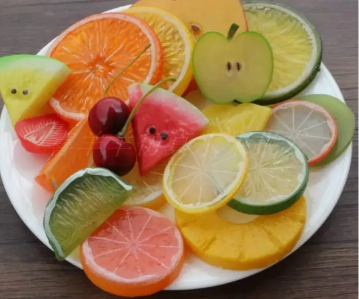 Лимон watermelonapple Устройство долька апельсина смолы фруктовый ломтик блюдо для торта модель комплект