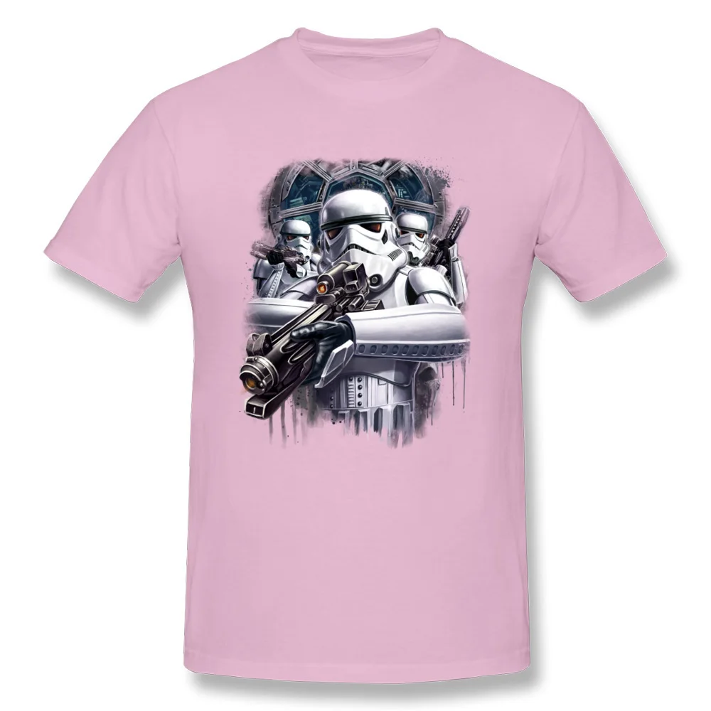 pink One yona, хип-хоп, мужские футболки, Blast Them All, Мужская футболка, Звездные войны, штурмовик, футболка, принт, графический, панк, топ, рубашки, хлопковая ткань - Цвет: pink