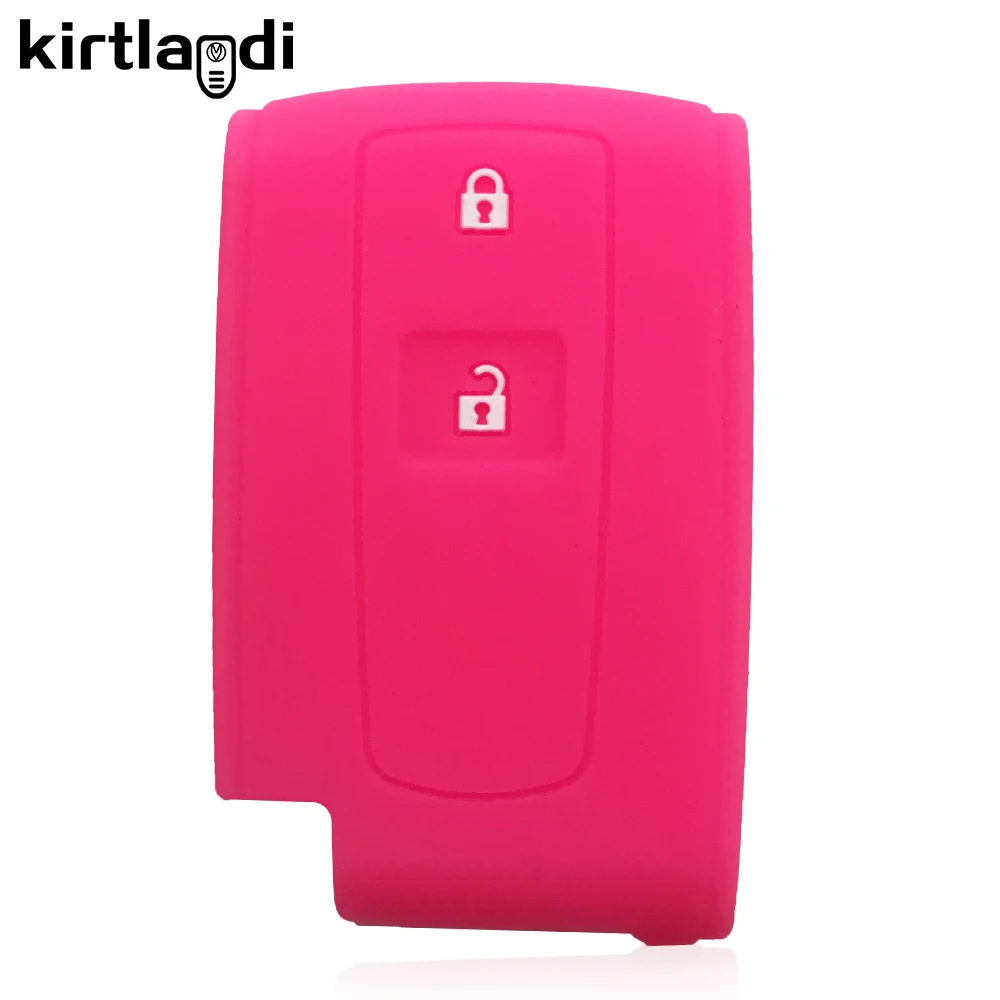 Silicone Car Key Fob Cover Case Shell Set for TOYOTA Corolla Verso 2004 2006 2007 Prius Gen 20 2005 2008 Remote Key Accessories key case key case cover car key shell remote control case cover flip key fob shell
