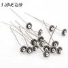 20Pcs Antique Silver Metal Flower Long Head Pins for Jewelry Making Diy Beads Ball Pins Findings Accessories 50mm ► Photo 3/5