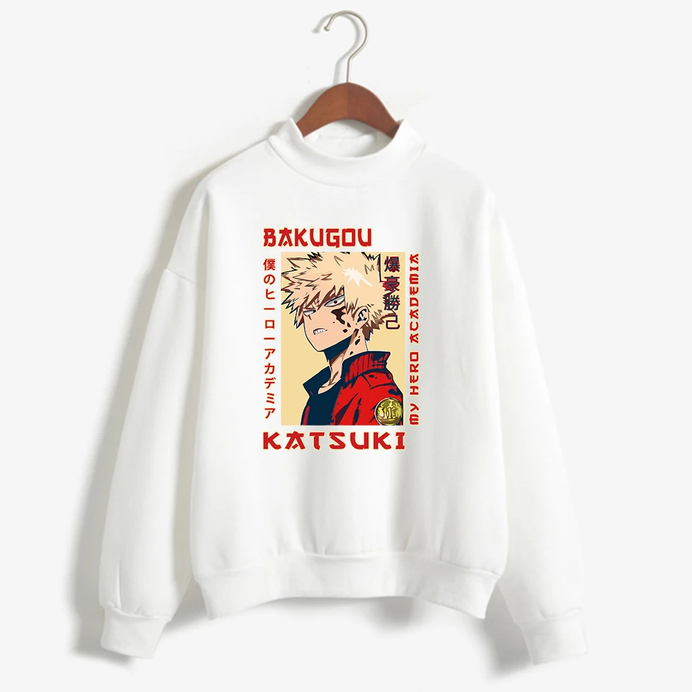 

2020 Bakugou Katsuki Sweatshirt My Hero Academia Hoodie Anime Sweatshirt Unisex Long Sleeve Hoodie