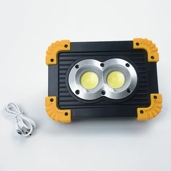 

Camping Long Lasting 50w LED Working Light Emergency Flood Lamp+2pcs Battery