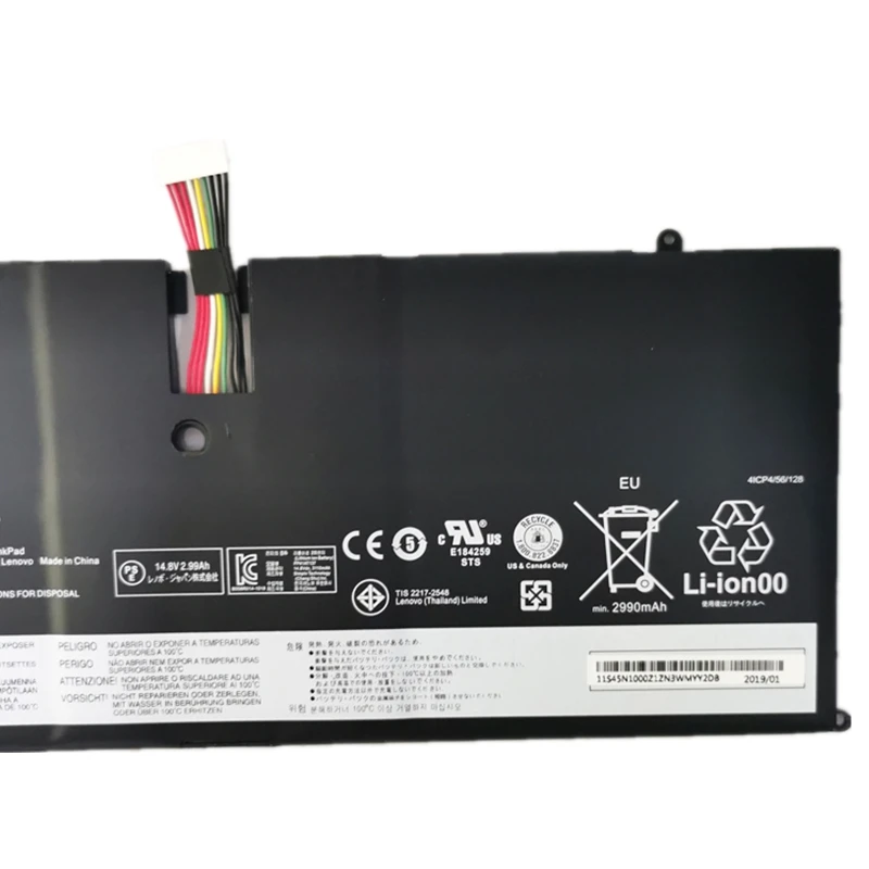 Bateria para Lenovo Thinkpad x1 Carbono 45n1070 45n1071 X1c 3443 3444 3448 3460 Tp00040a 344325c 3443ab2 3448ca6 20a7a 20a8a 20bta - Imagem 5