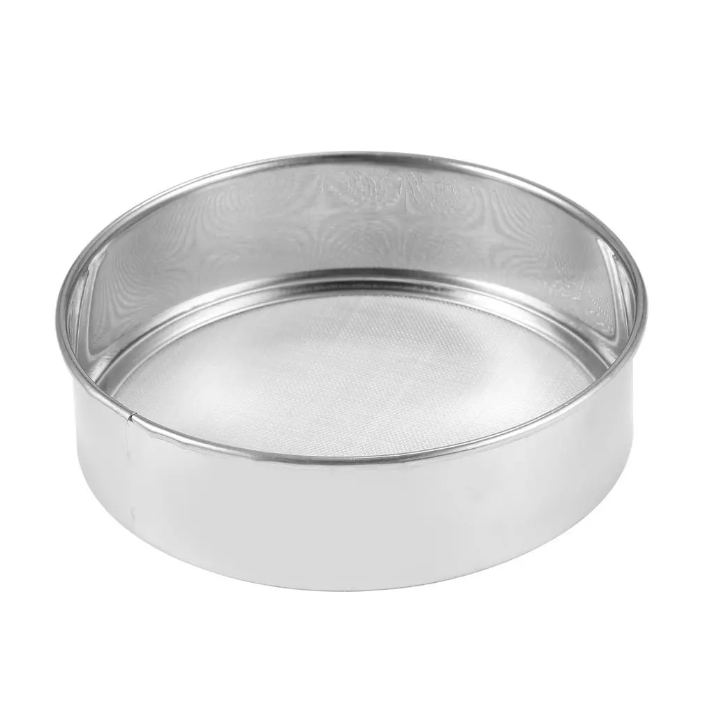 

2018 Stainless Steel Mesh High Quality Flour Sifting Sifter Sieve Strainer Cake Baking Household Kitchen Tools new arrival