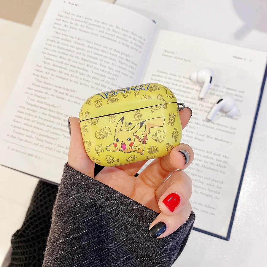 Модный чехол с надписью cutu Pikachu для Airpods Pro, чехол с беспроводной Bluetooth для apple airpod Pro 3, силиконовый чехол