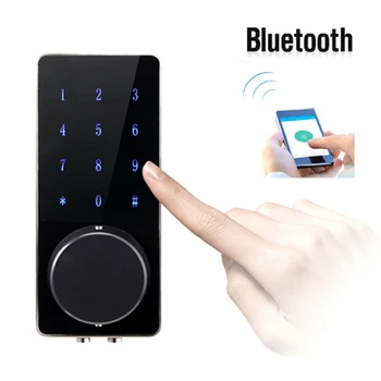 

Smart Digital Door Lock Wireless Communication Screentouch Password Deadbolt Security Lock PI669